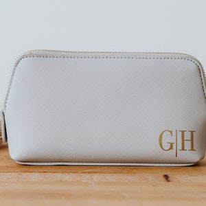 Neceser personalizado con iniciales | neceser personalizado | Bolsa de maquillaje | Idea de regalo Día del Padre | regalo del día de la madre