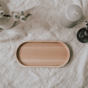 Tray You are the most beautiful made of beech wood gift for your girlfriend or sister serving board to give away image 4