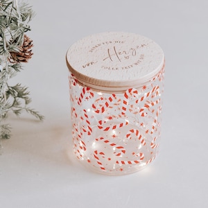 Presentglas av bokträ med gravyren "från hjärtat" – avskedspresent till lärare, pedagog eller kollega, anpassningsbar 700ml XMas-Special