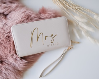 Personalized Premium Wallet | wallet women | Strap Wallet | bride gift | wedding | Clutch for the wedding