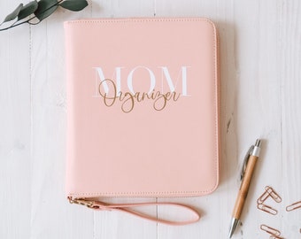 MOM Organizer | Notebook Cover | Planner personalized with your text