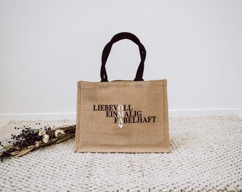 Jute bag for grandma | Crossword puzzle design | Lovingly Unique Fabulous | granny