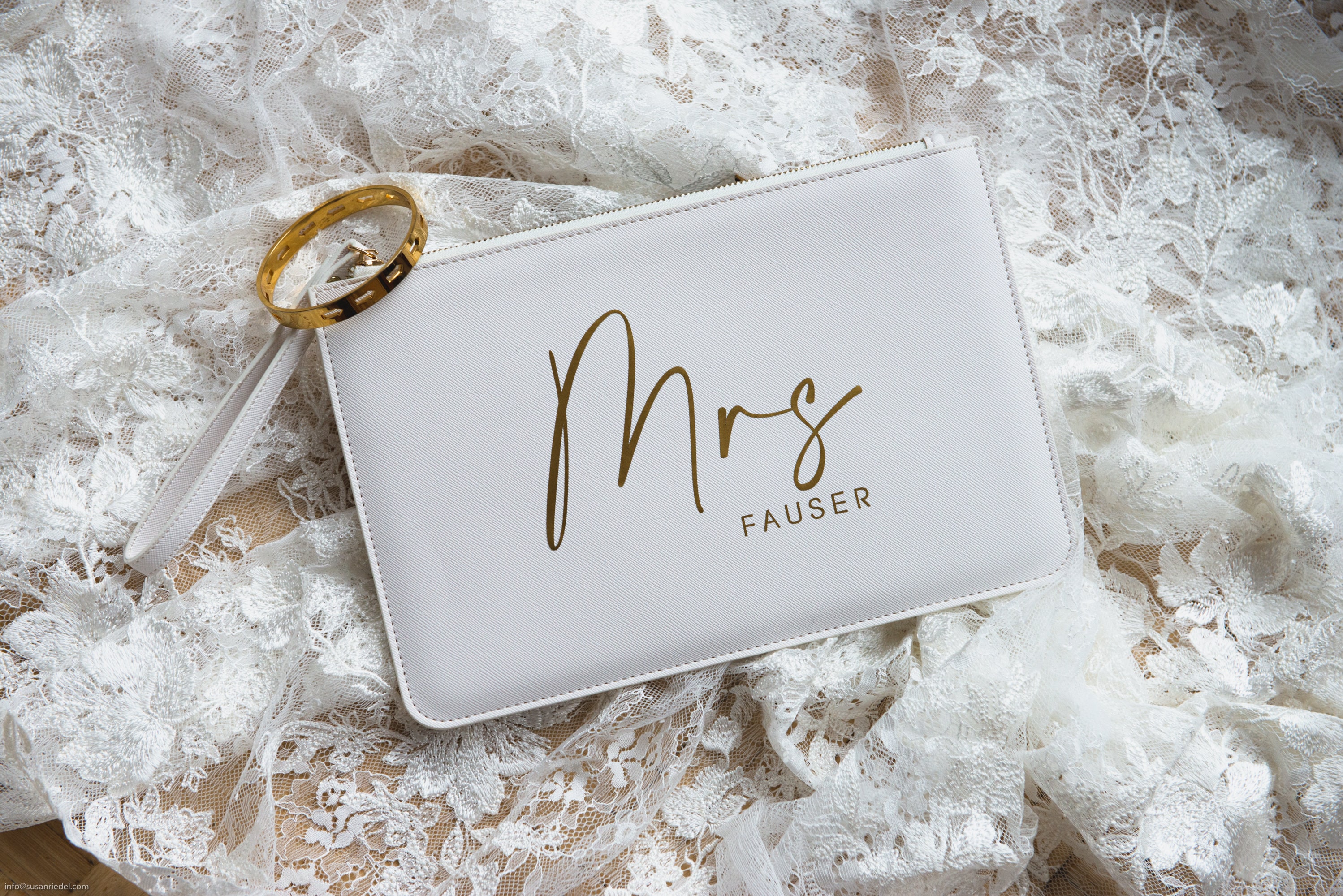 Personalized Wedding Clutch