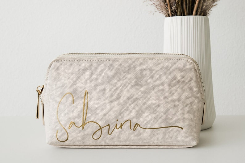 Personalized Cosmetic Bag With Name Personalized Toiletry - Etsy