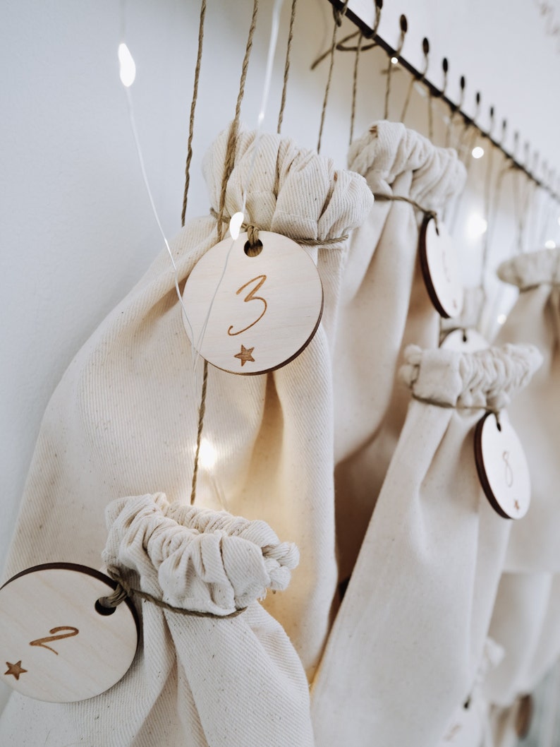 Personalized Advent Calendar With Name Christmas Calendar Etsy