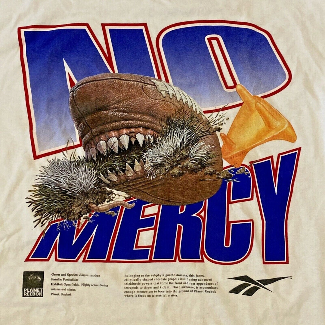 Reebok - 希少　90s サッカー　アルゼンチン代表　ゲームシャツ　リーボック Vintage 90s Planet Reebok No Mercy Football Shirt NFL Men's XXL