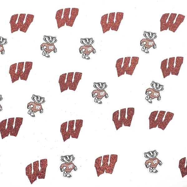 University of Wisconsin Confetti - University of Wisconsin Table Scatter