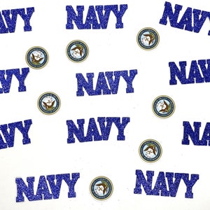 Navy Confetti