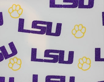 LSU Inspired Confett - Louisiana State University Inspired Table Scatter - Party Decoration - Graduation - LSU