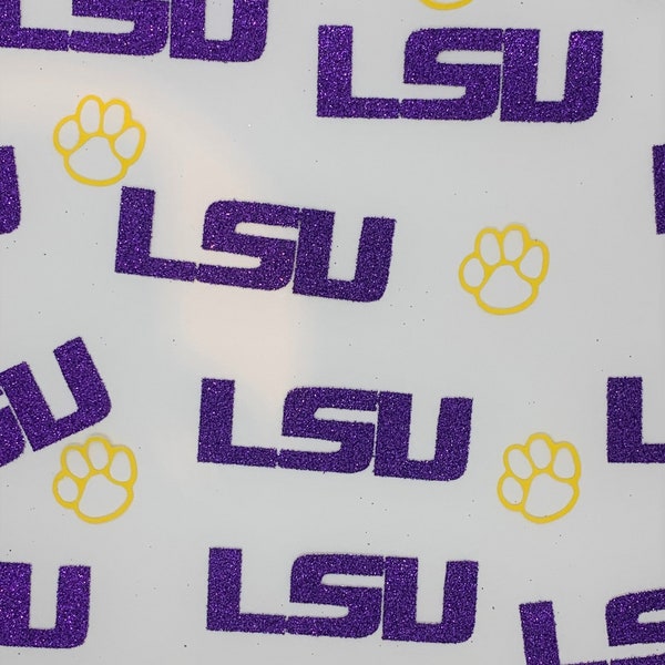 LSU Inspired Confett - Louisiana State University Inspired Table Scatter - Party Decoration - Graduation - LSU