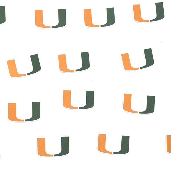 University of Miami Confetti - University of Miami Table Scatter