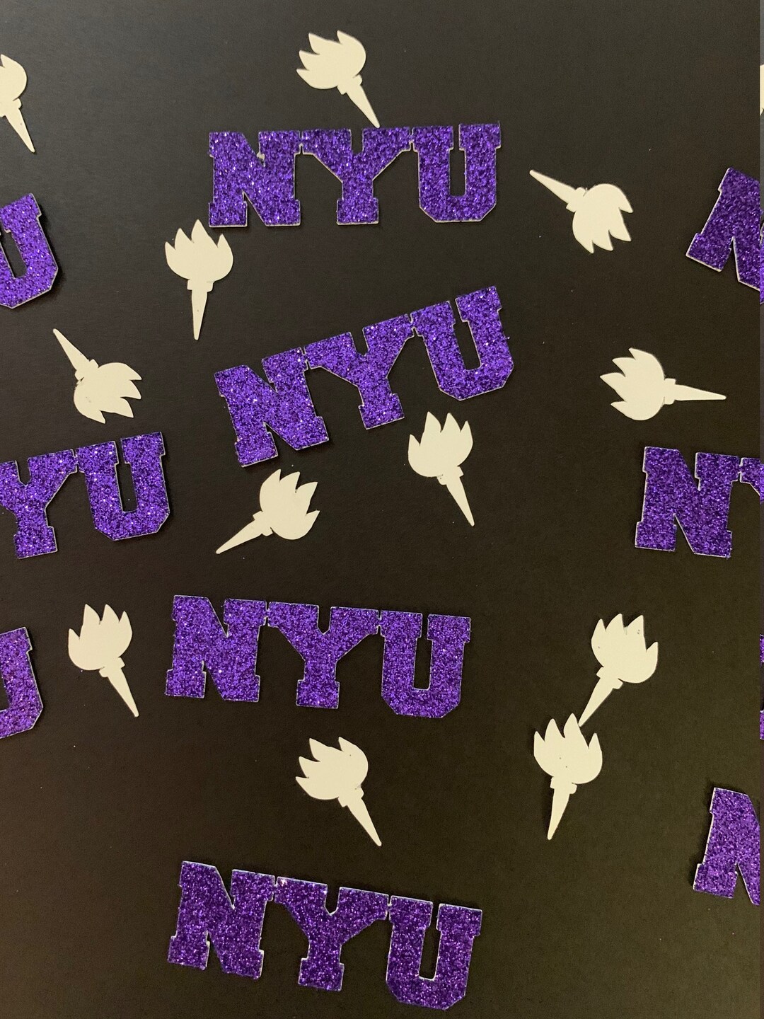 New York University Inspired Confetti New York University Inspired Table Scatter Party