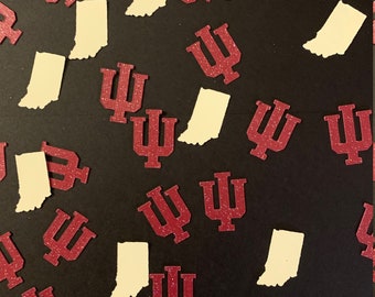 Indiana University Confetti - IU Confetti - Indiana University Table Scatter - IU Table Scatter - Graduation - Party