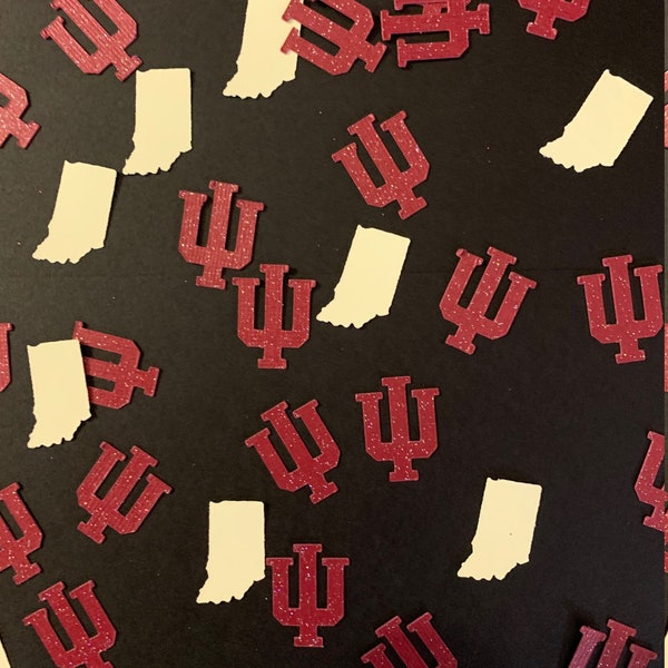 Indiana University Confetti - IU Confetti - Indiana University Table Scatter - IU Table Scatter - Graduation - Party