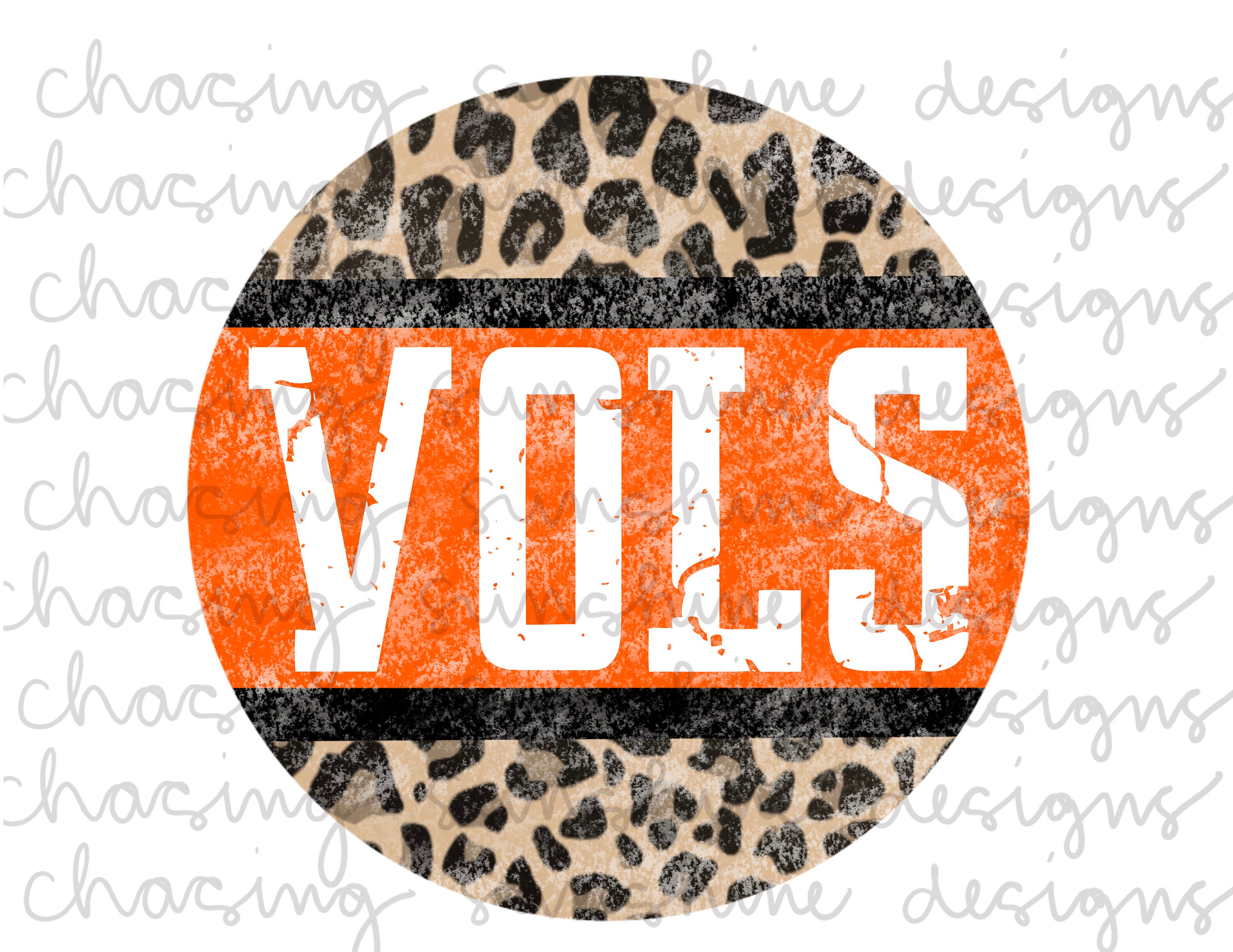 Vols | Orange | School Spirit | Baseball | Leopard Circle | Vintage |…