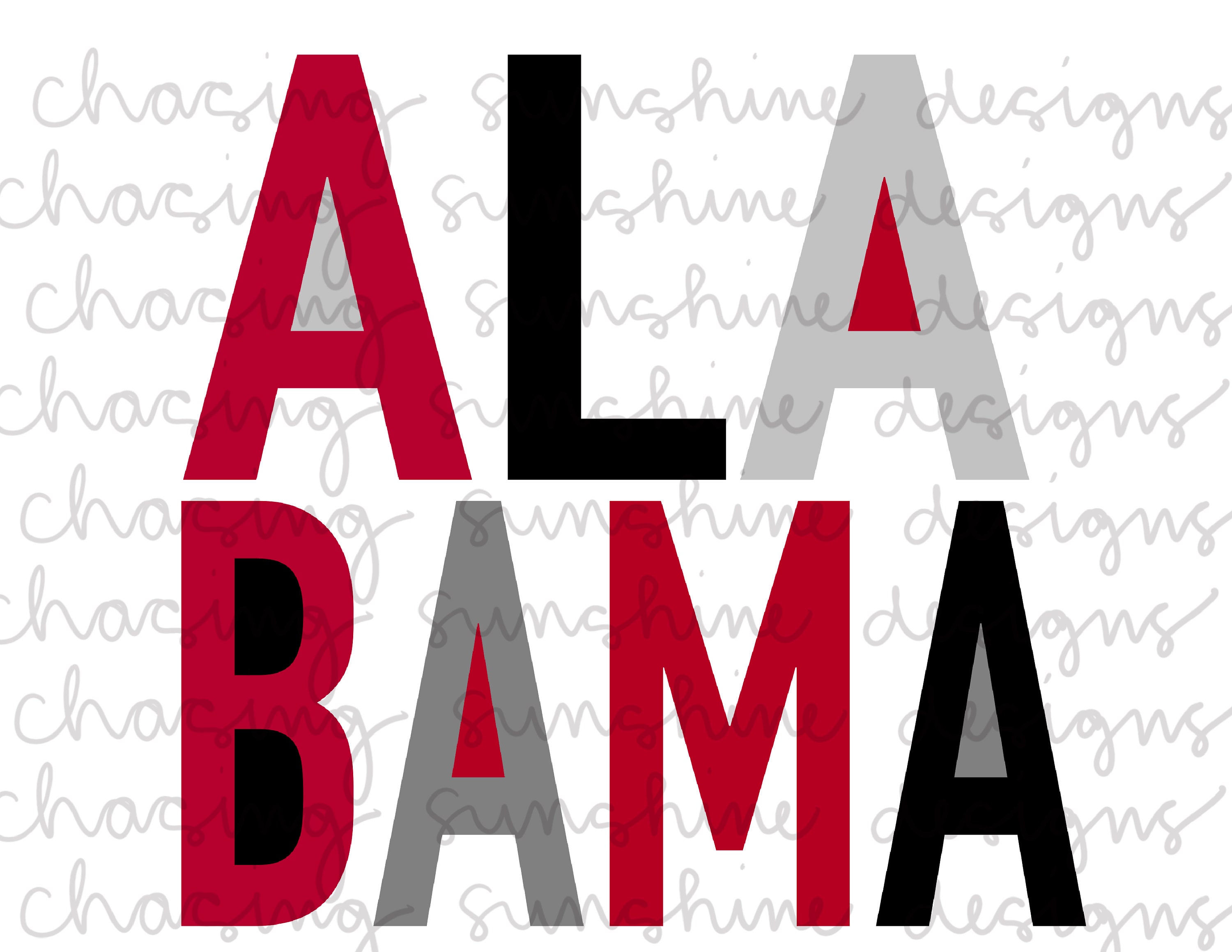 Alabama | Crimson | White | School Spirit | Team Pride | Football | C…