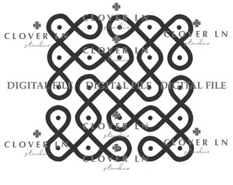 Kolam Digital File For Cricut, SVG file for Cricut Silhoutte Cameo, Indian pooja decor, Digital file, Muggu Digital file