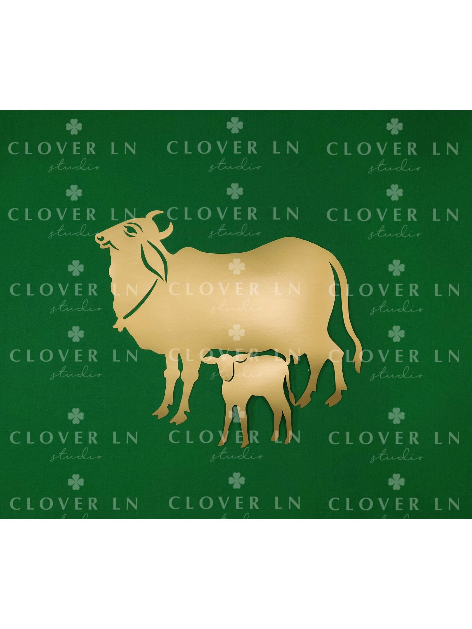 Pichwai Cow and Calf Pichwai Cow &amp; Calf Cutouts Housewarming - Etsy ...
