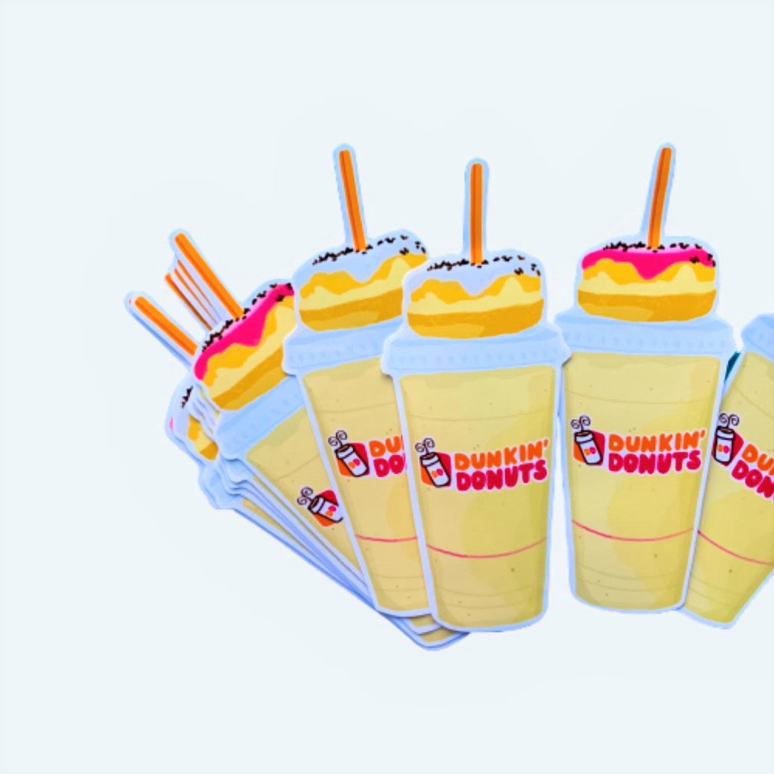 thumbnail image 2 of I Run On Dunkin Sticker Bumper Sticker Vinyl Decal 5 2 of 13