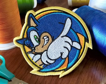 Sonic - Embroidered Patch - Videogame Character