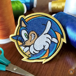 Sonic - Embroidered Patch - Videogame Character