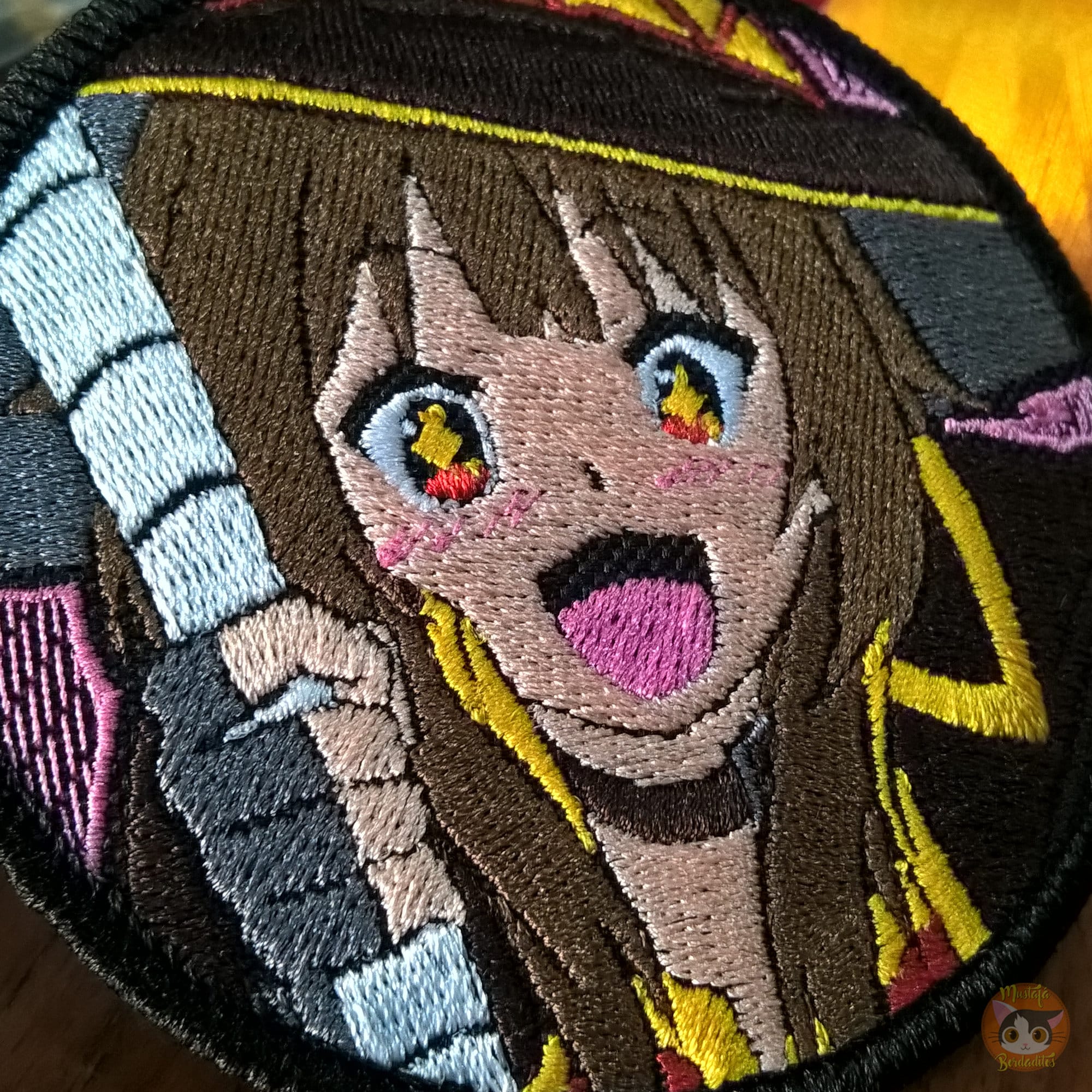 Anime Character Embroidered Patch Etsy UK