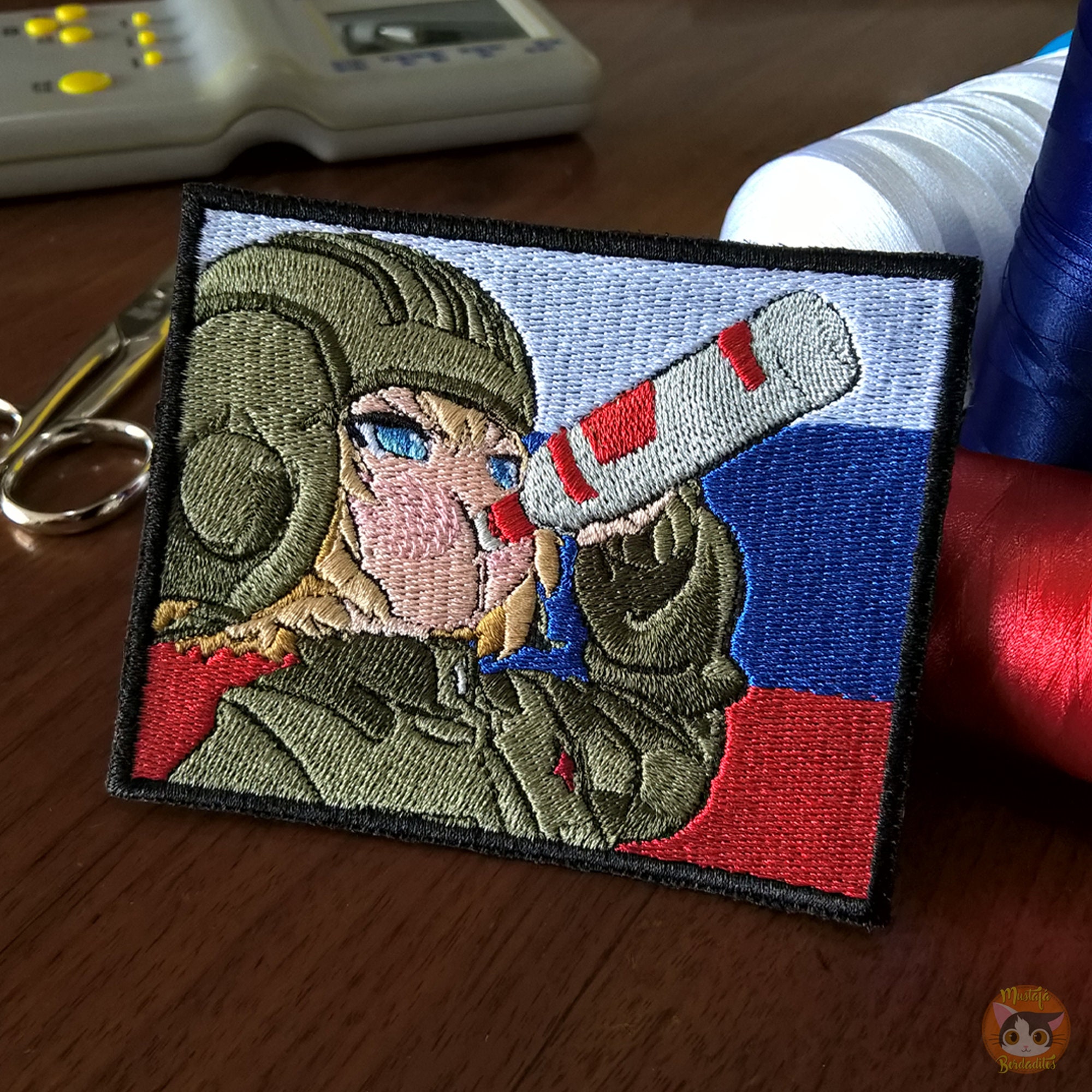 Iron-on Patch Waifu Material Anime Girl Manga Patches Comic - Etsy Sweden