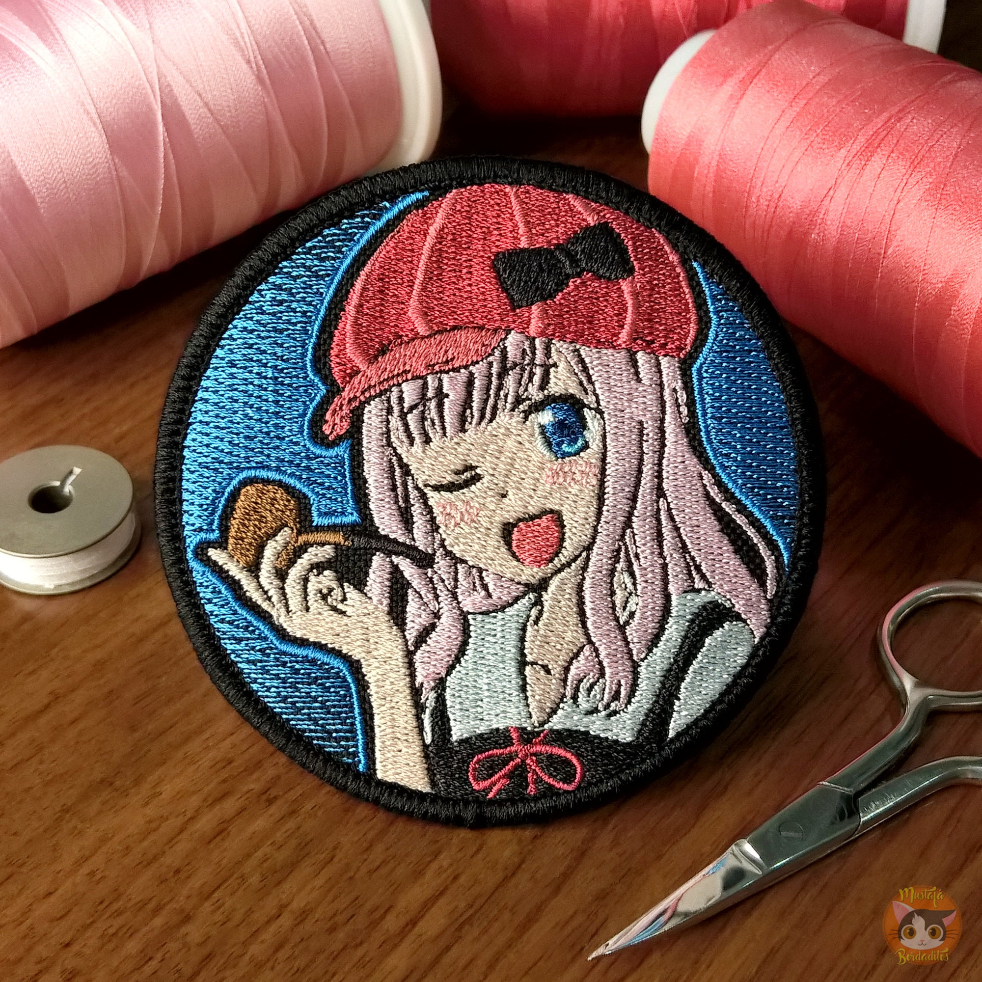 Anime Character Embroidered Patch Etsy