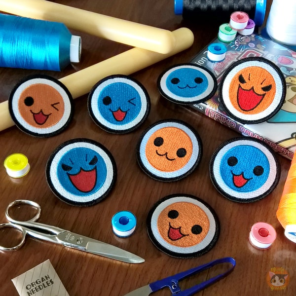 Videogame Character - Embroidered Patch - Taiko - Drum