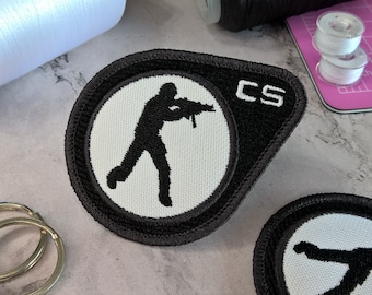 CS - Embroidered Patch - Tactical - T/CT - Videogame Emblem - Premium Embroidery