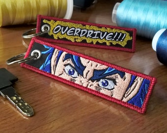Key Tag - Embroidered on both sides - Anime Character - Jet Tag