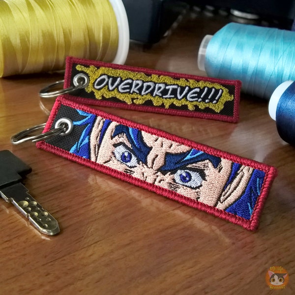 Key Tag - Embroidered on both sides - Anime Character - Jet Tag