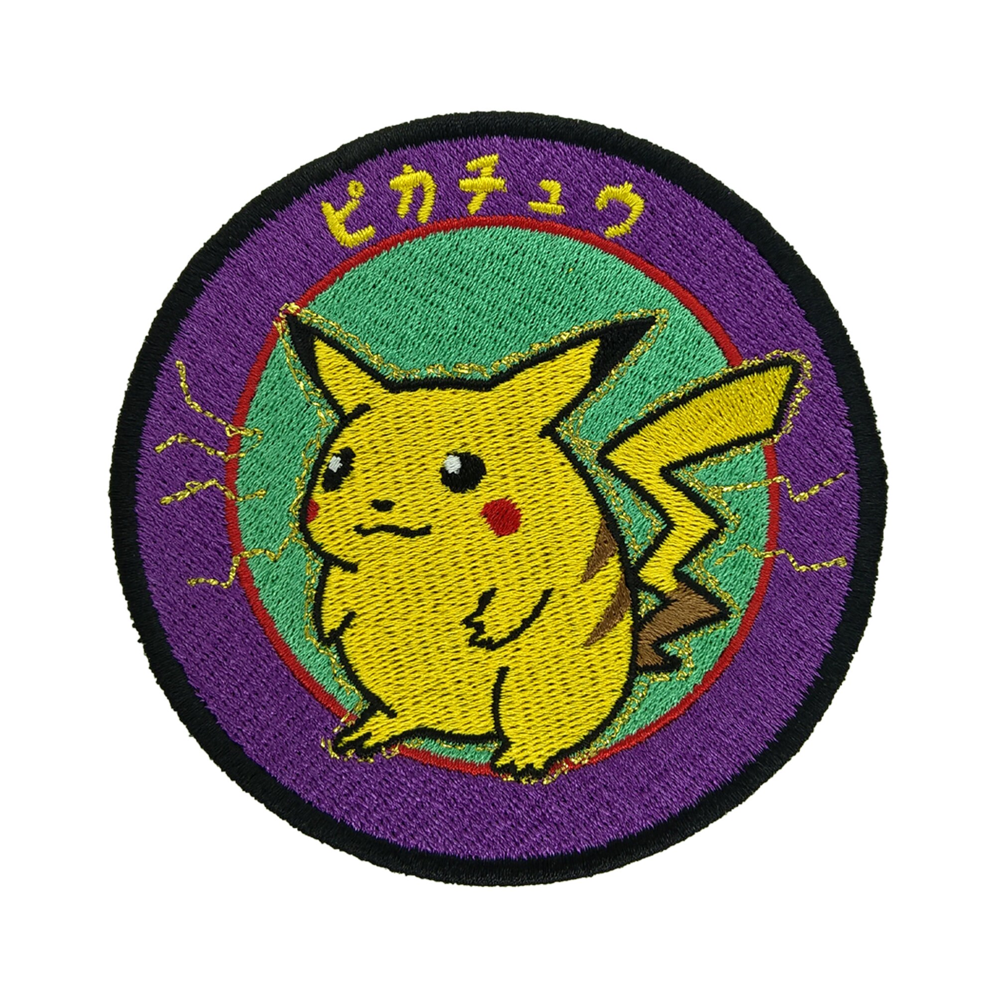 Pikachu Embroidered Patch Pokémon Videogame Character Etsy
