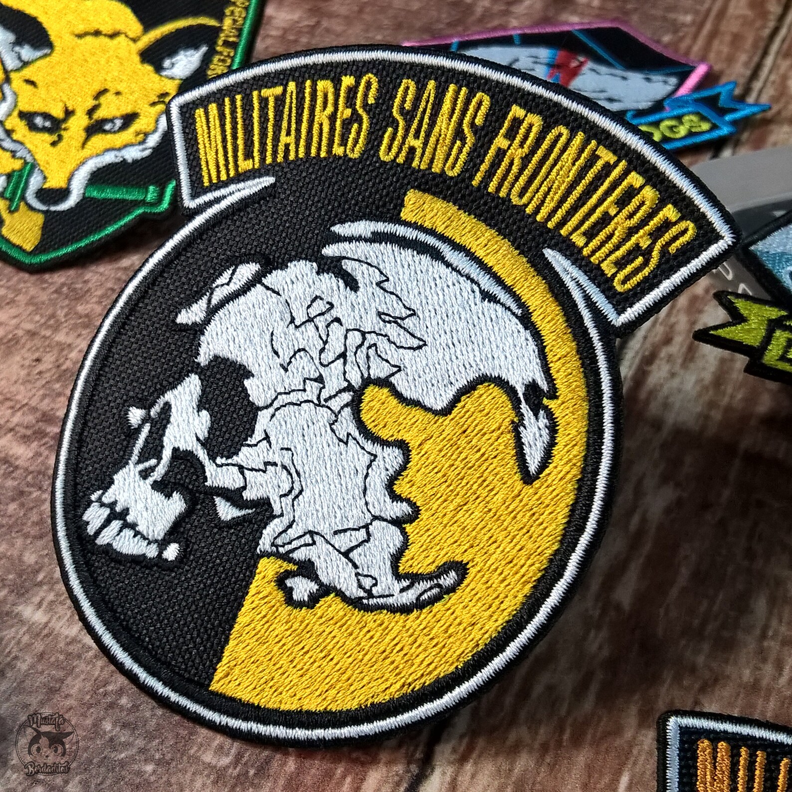 Msf Patch Metal Gear - Embroidered Patch - FOX Hound - DIAMOND Dogs - MSF - Outer ...