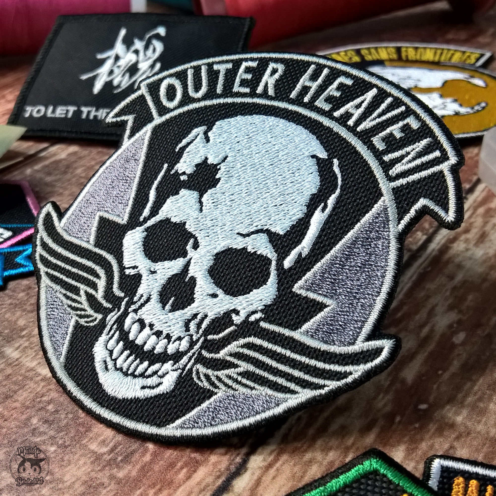 Msf Patch Metal Gear - Embroidered Patch - FOX Hound - DIAMOND Dogs - MSF - Outer ...