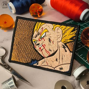 Animekaraktär - Broderad lapp