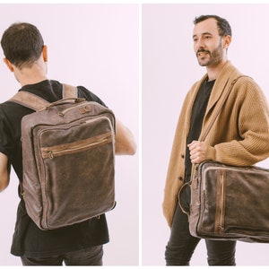 Mens backpack briefcase on sale