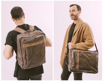 briefcase backpack convertible