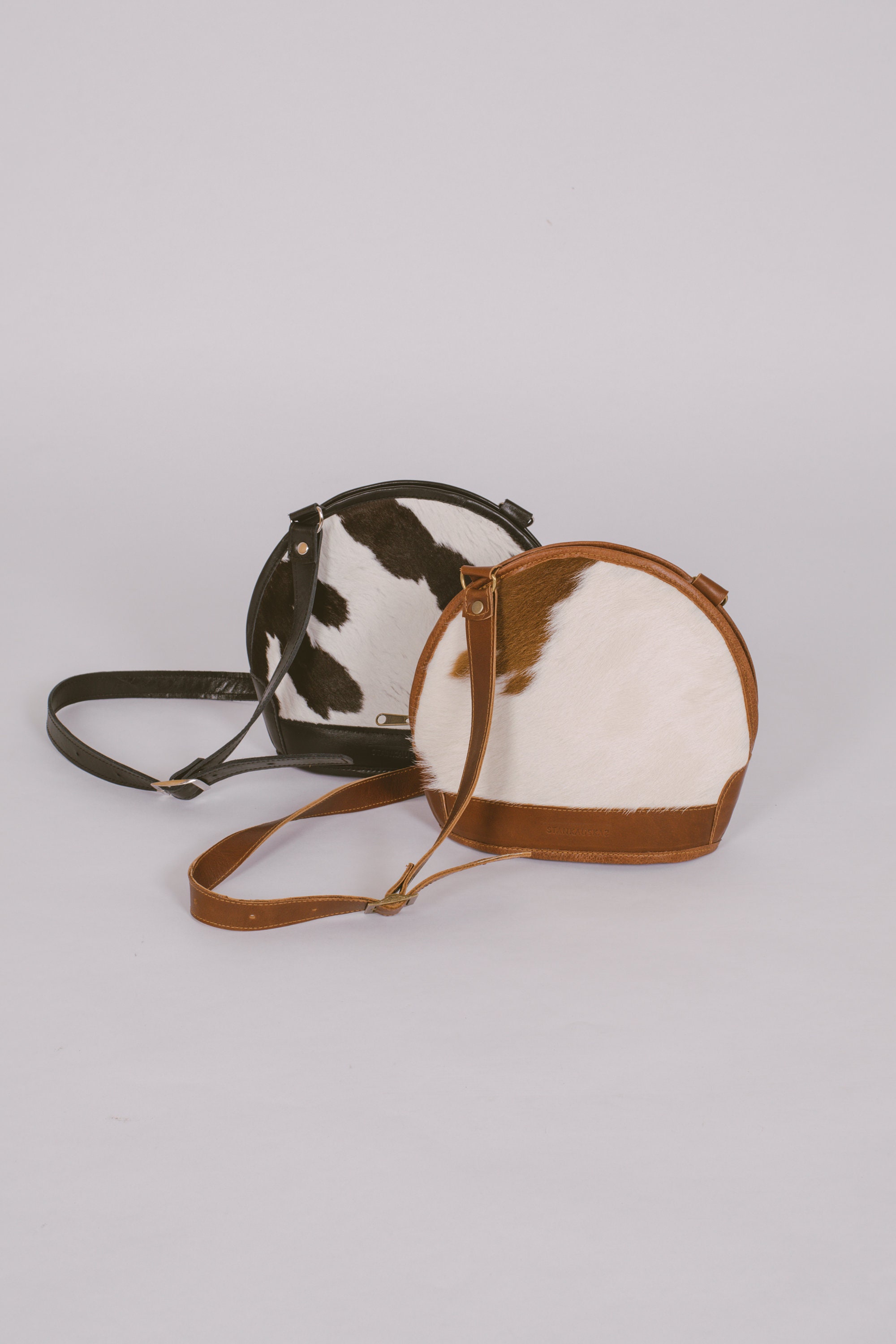 Cowhide Bag, Flat Leather Cross Body Bag, Hair on Hide Purse Etsy