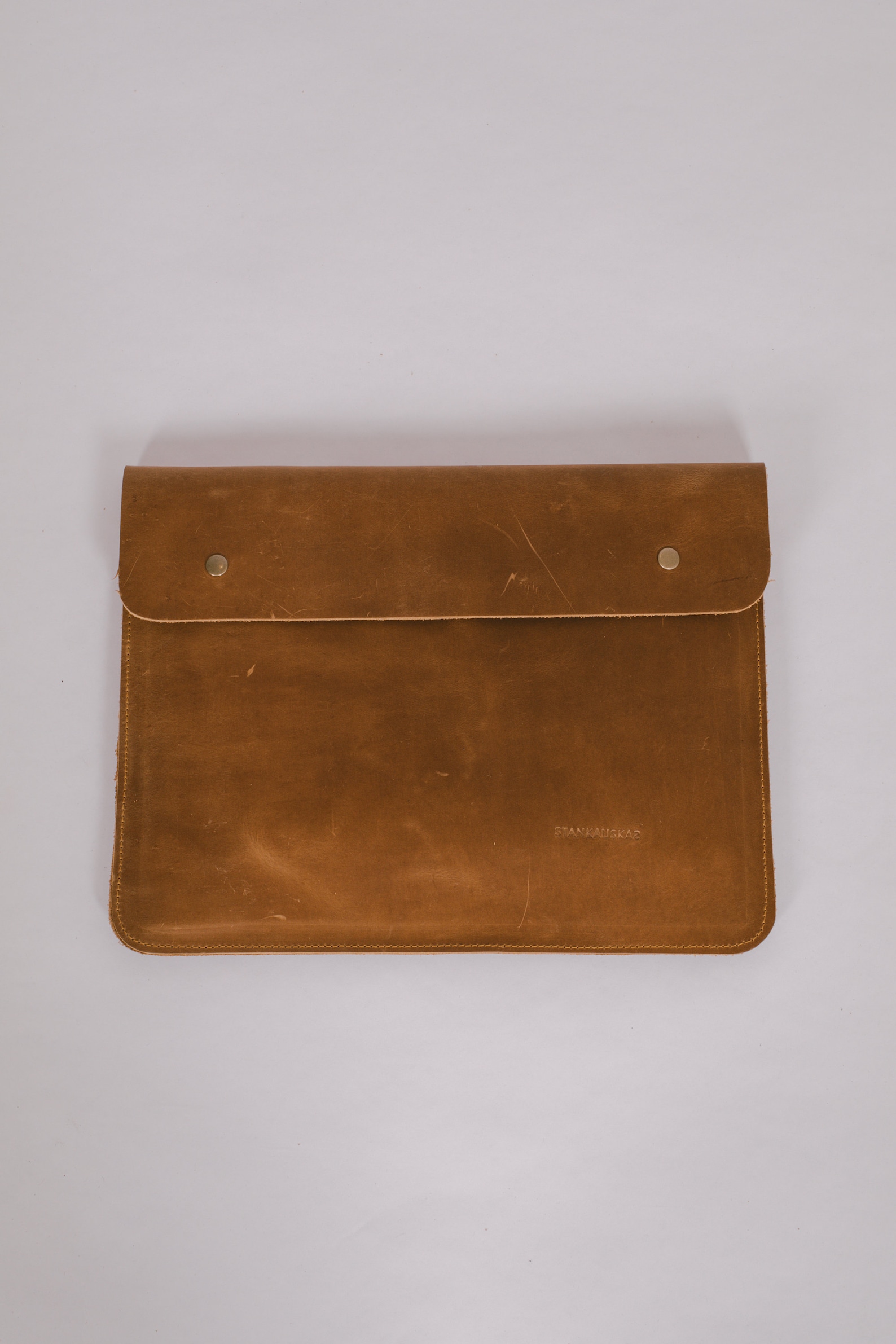 Leather Laptop Sleeve Notebook Cover Envelope Case Etsy