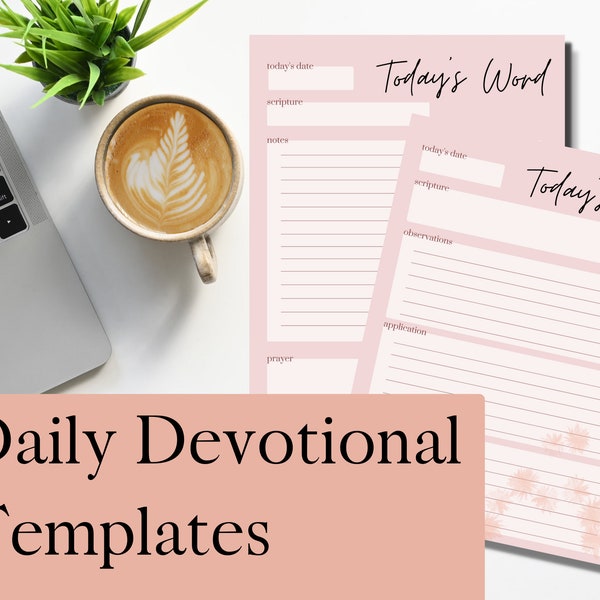 SOAP Devotional Template | Bible Notes Template | iPad Bible Notes Template