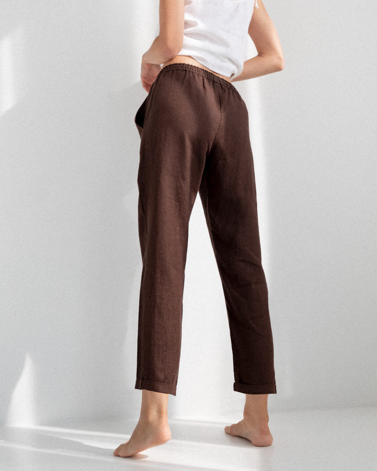 Handmade Womens Linen Pants, Classic Linen Pants, Linen Trousers Soft