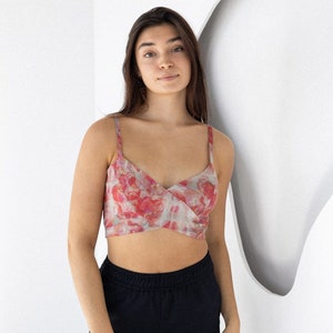 Organic Linen Bralette For Women Bra TOP LINEN image 1