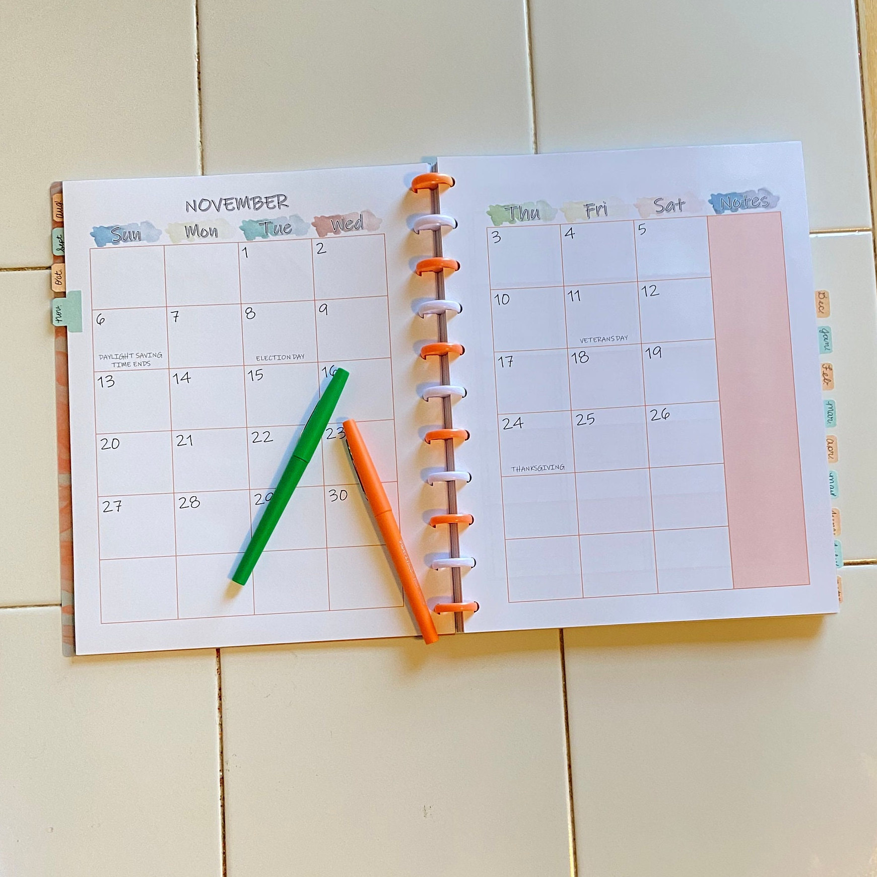 CUSTOMIZABLE Discbound Teacher Planner, Math Teacher Planner, Weekly ...