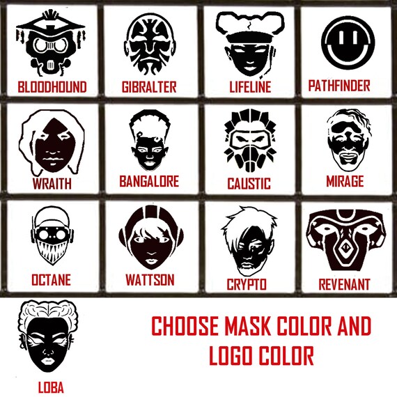 Apex Legends Inspired Bloodhound Icon Face Mask Youth Or Etsy 日本