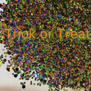 Des bonbons ou un sortilège, mélange de paillettes épaisses, mélange de paillettes d&#39;Halloween, paillettes d&#39;Halloween, boules à neige scintillantes