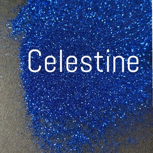 Celestine glitter,Blue polyester glitter,dark blue glitter