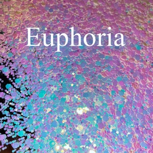 Euphoria glitter•glitter color shift,glitter chunky mix