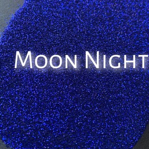 Moon Night glitter|Glitter for tumblers|blue glitter|polyester glitter|Metallic Blue Glitter