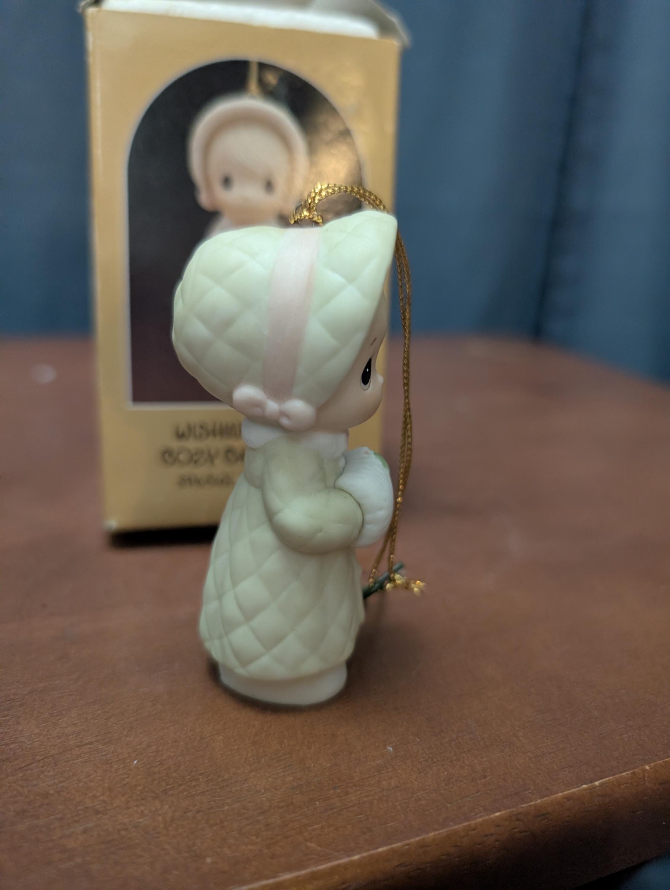 1986 Enesco Precious Moments Ornament - "wishing You a Cozy Christmas ...